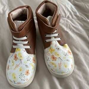 Monkey feet floral high tops
